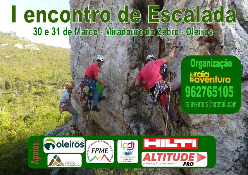 encontro escalada oleiros